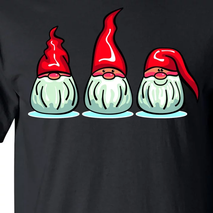 Three Santa Gnomes Tall T-Shirt