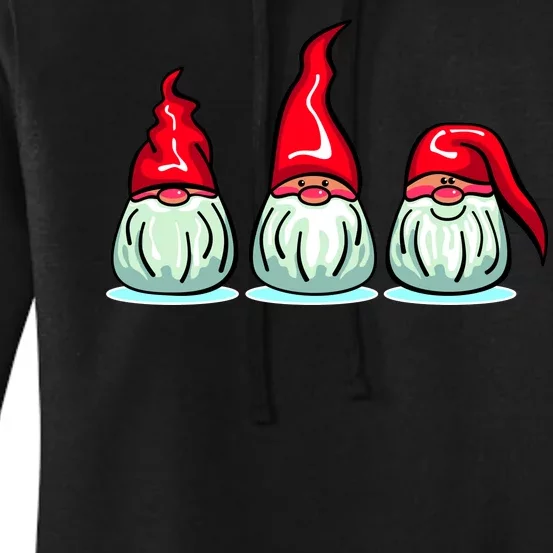 Three Santa Gnomes Women's Pullover Hoodie