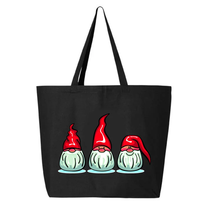 Three Santa Gnomes 25L Jumbo Tote