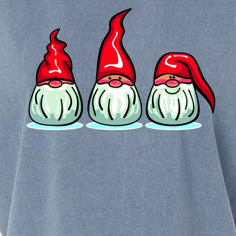 Three Santa Gnomes Garment-Dyed Women's Muscle Tee