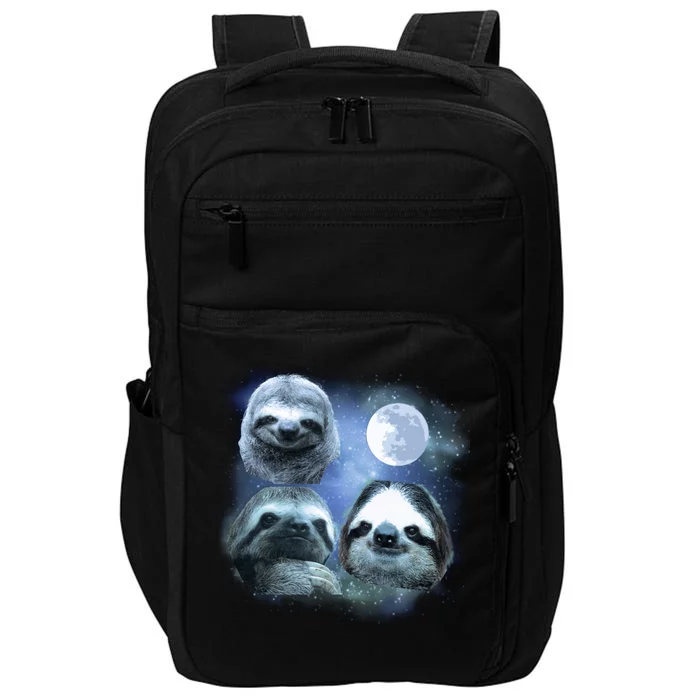 Three Sloths In Space Impact Tech Backpack