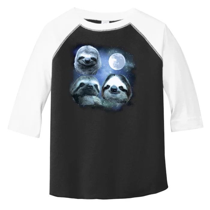 Three Sloths In Space Toddler Fine Jersey T-Shirt