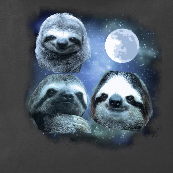 Three Sloths In Space Zip Tote Bag