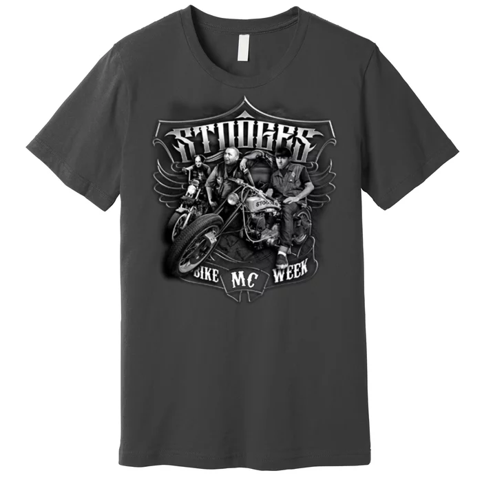 Three Stooges - Bike Week Premium T-Shirt