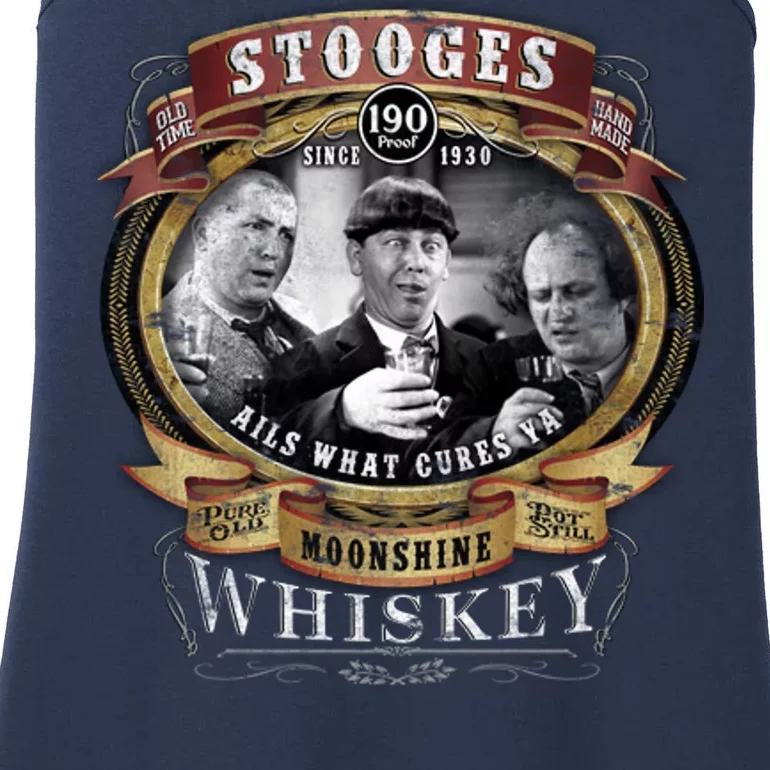 Three Stooges Moonshine Whiskey Ladies Essential Tank