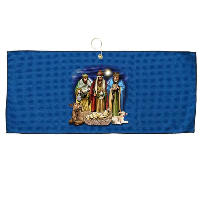 Three Wise Men Large Microfiber Waffle Golf Towel