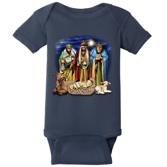 Three Wise Men Baby Bodysuit