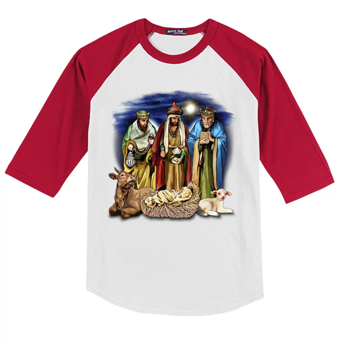 Three Wise Men Kids Colorblock Raglan Jersey