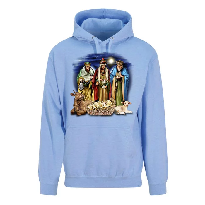 Three Wise Men Unisex Surf Hoodie