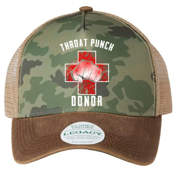 Throat Punch Donor Boxing Fan Legacy Tie Dye Trucker Hat