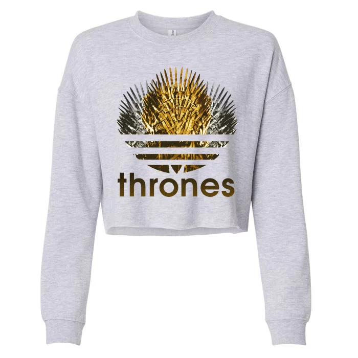 Thrones Logo Cropped Pullover Crew