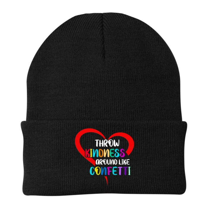 Throw Kindness Around Like Confetti Knit Cap Winter Beanie