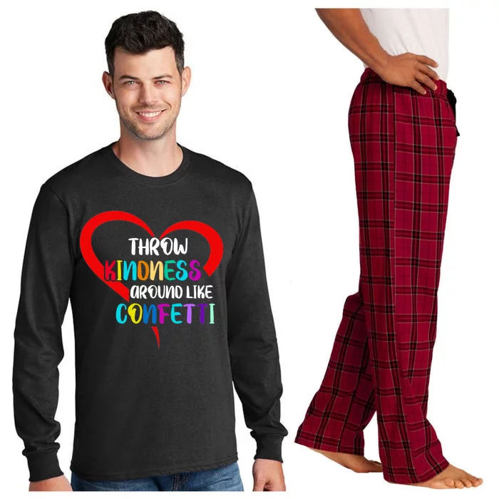 Throw Kindness Around Like Confetti Long Sleeve Pajama Set