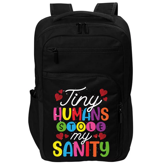 Tiny Hu Stole My Sanity Sitter Gift Impact Tech Backpack