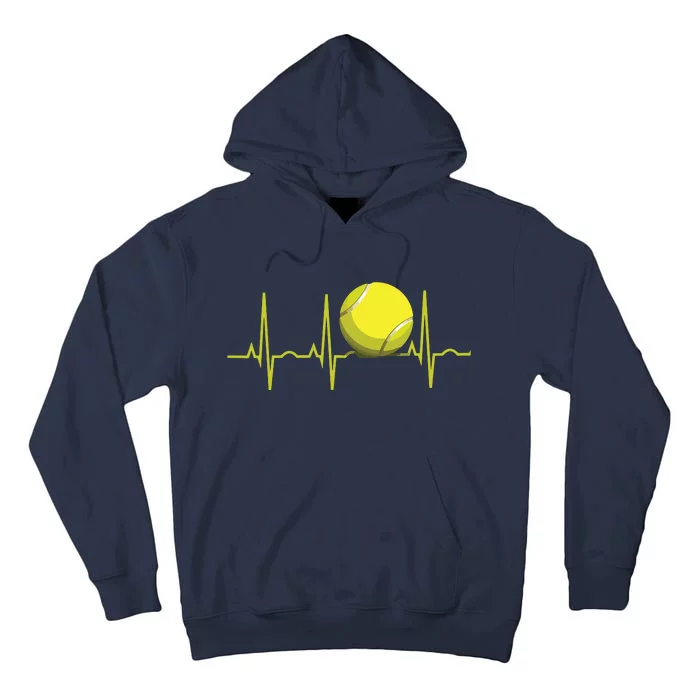 Tennis Heartbeat Shirts Tennis For Players & Coaches Tall Hoodie