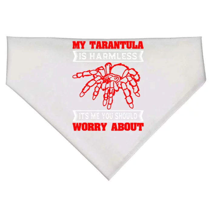 Tarantula Hairy Spiders Arachnid Entomophile Entomologist USA-Made Doggie Bandana