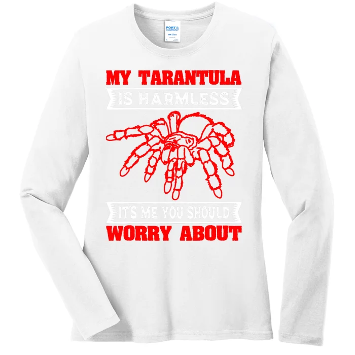 Tarantula Hairy Spiders Arachnid Entomophile Entomologist Ladies Long Sleeve Shirt