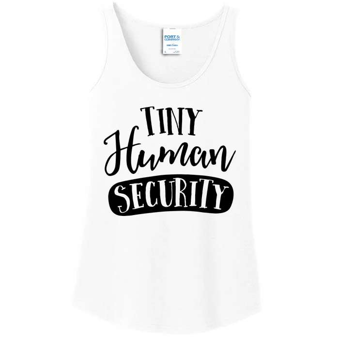 Tiny Human Security Childcare Daycare Provider Thank You Ladies Essential Tank