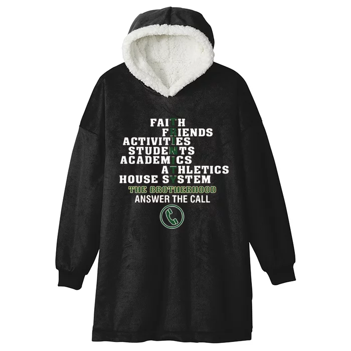 Trinity High School Faith Friends Activities Students Academics Athletics House Hooded Wearable Blanket