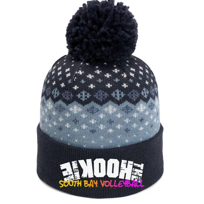 The Hookie South Bay Volleyball The Baniff Cuffed Pom Beanie