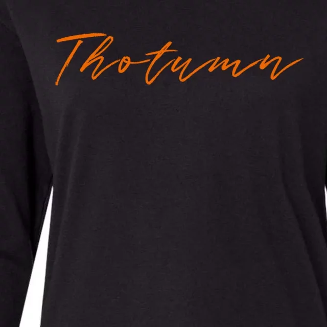 Thotumn Hot Summer Continues Into Autumn Meaningful Gift Womens Cotton Relaxed Long Sleeve T-Shirt