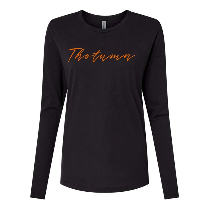 Thotumn Hot Summer Continues Into Autumn Meaningful Gift Womens Cotton Relaxed Long Sleeve T-Shirt