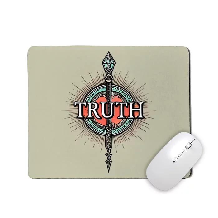 Truth Honesty Spirituality Politics Meditation Love God Mousepad