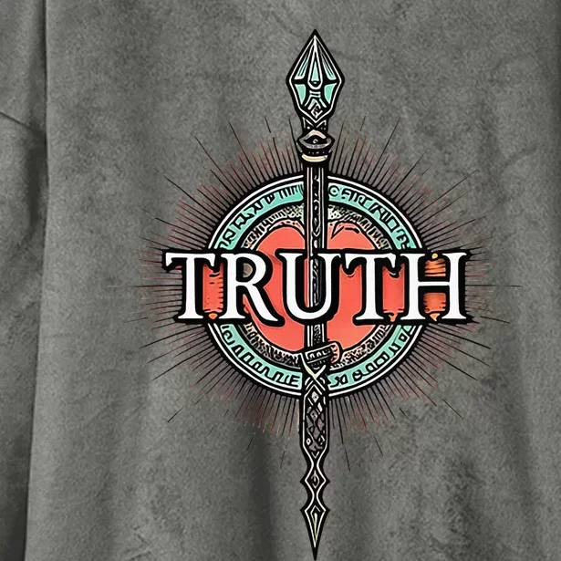 Truth Honesty Spirituality Politics Meditation Love God Hooded Wearable Blanket