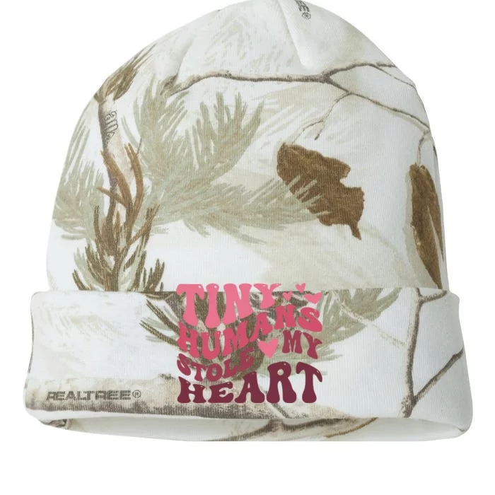 Tiny Humans Stole My Heart Valentine Kati - 12in Camo Beanie