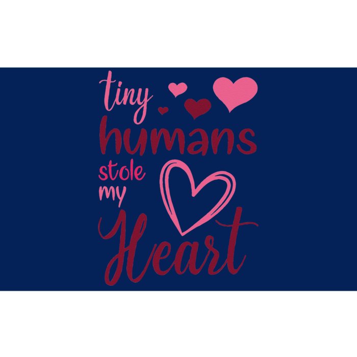 Tiny Humans Stole My Heart Valentine's Day NICU Nurse Love Bumper Sticker