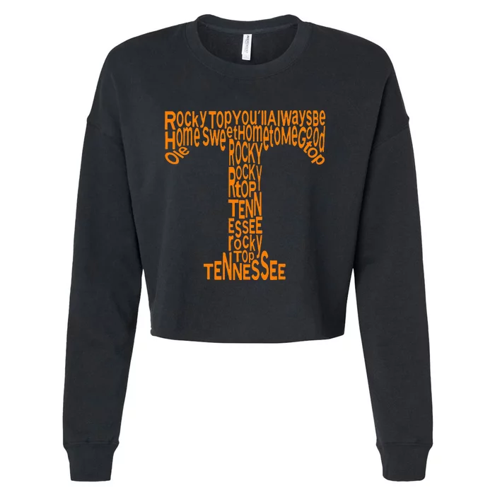 Tennessee Home Sweet Home Tennessee Sport Cropped Pullover Crew