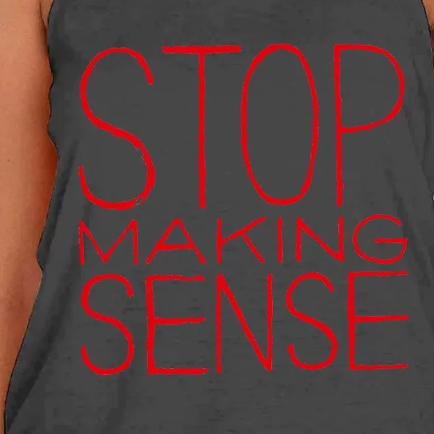 Talking Heads Stop Making Sense Women's Knotted Racerback Tank