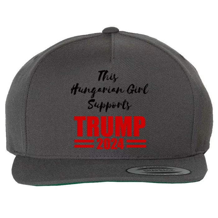 This Hungarian Supports Trump 2024 Political Gift Wool Snapback Cap