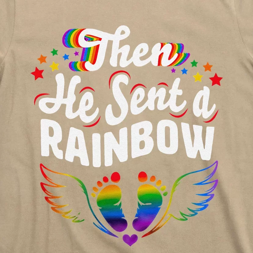 Then He Sent A Rainbow Autism Awareness LOVE T-Shirt