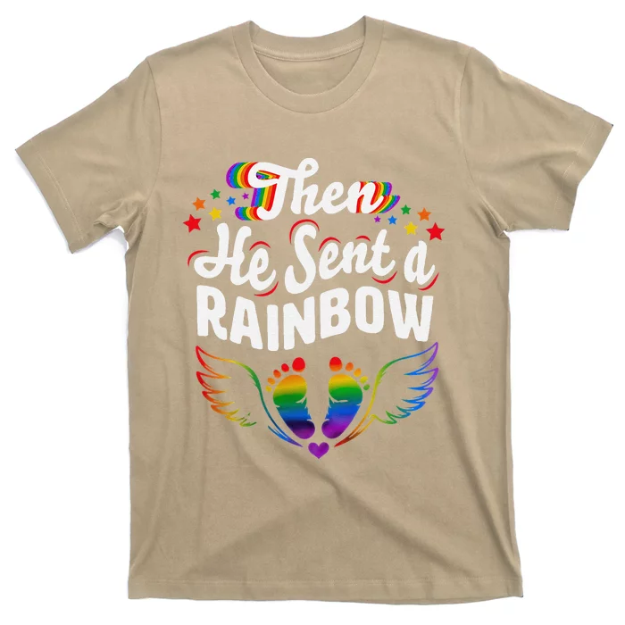 Then He Sent A Rainbow Autism Awareness LOVE T-Shirt