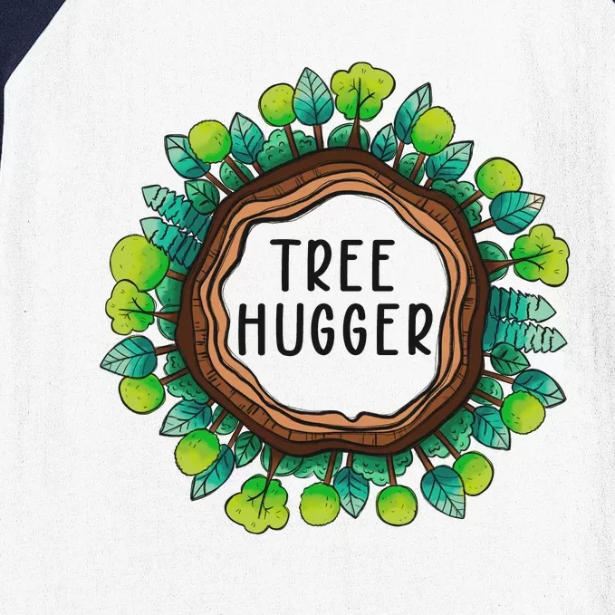 Tree Hugger Save Our Planet Baseball Sleeve Shirt