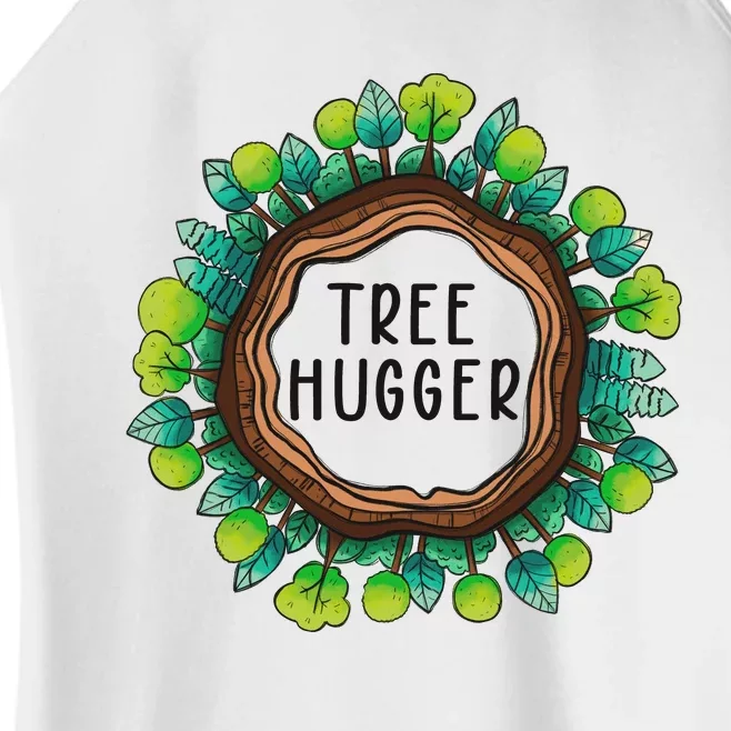 Tree Hugger Save Our Planet Women’s Perfect Tri Rocker Tank