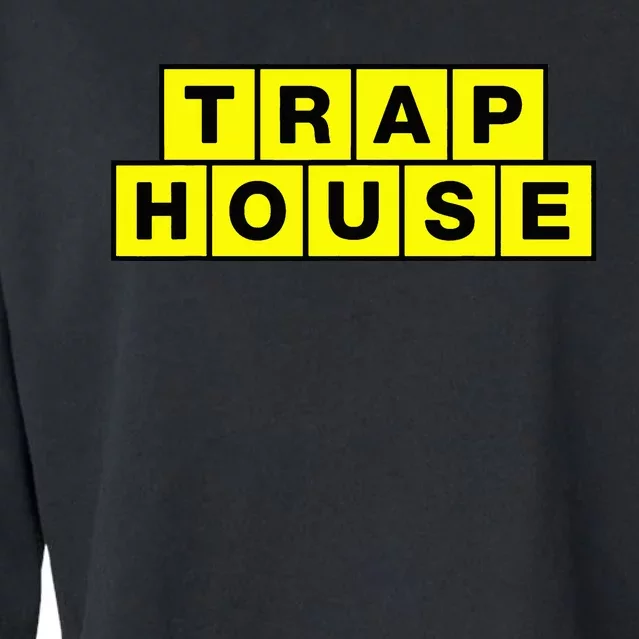 Trap House Cropped Pullover Crew