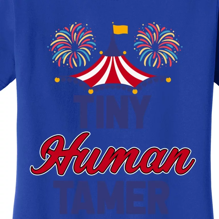 Tiny Hu Tamer Circus Carnival Ring Master Teacher Parent Gift Women's T-Shirt