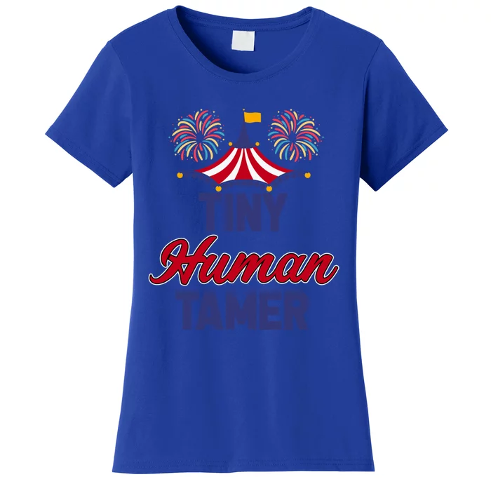 Tiny Hu Tamer Circus Carnival Ring Master Teacher Parent Gift Women's T-Shirt