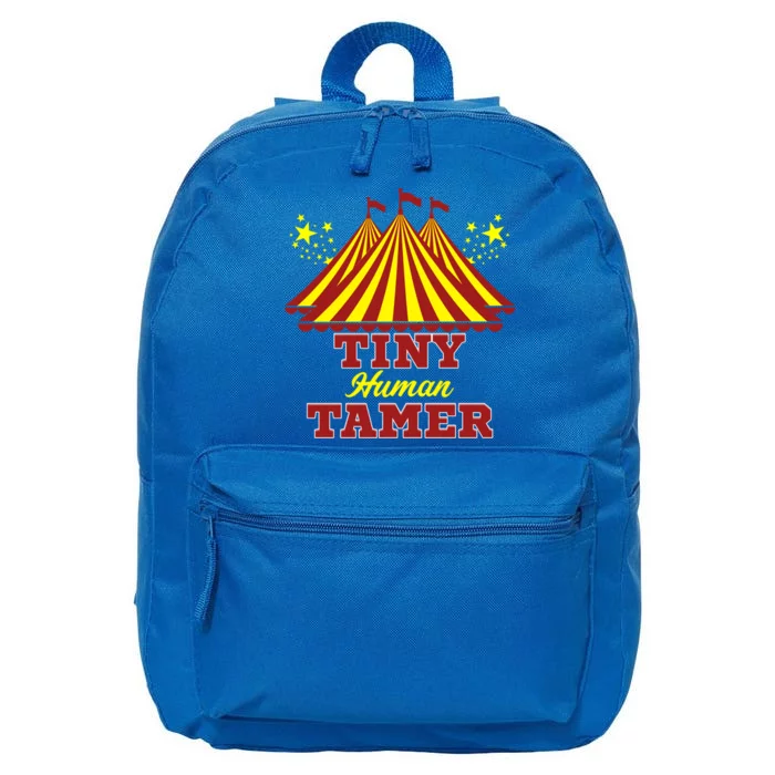 Tiny Hu Tamer Circus Carnival Ring Master Teacher Parent Gift 16 in Basic Backpack