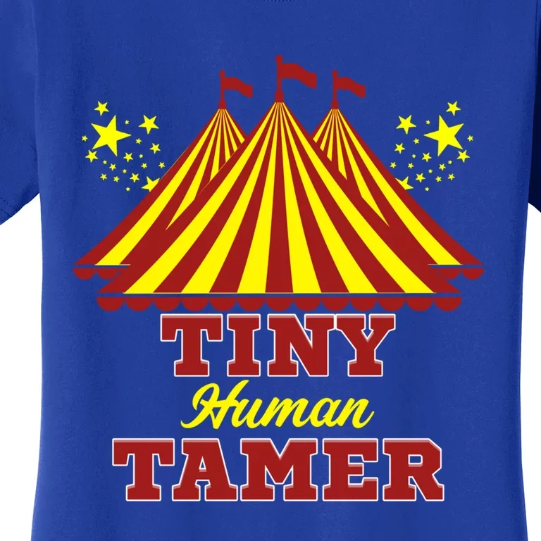 Tiny Hu Tamer Circus Carnival Ring Master Teacher Parent Gift Women's T-Shirt