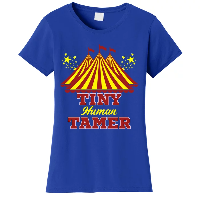 Tiny Hu Tamer Circus Carnival Ring Master Teacher Parent Gift Women's T-Shirt