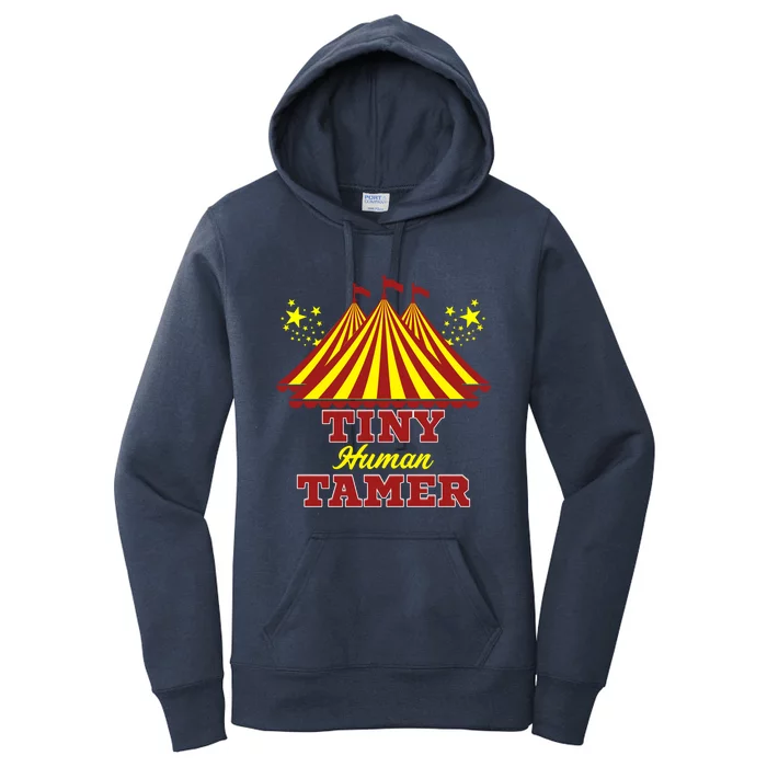 Tiny Hu Tamer Circus Carnival Ring Master Teacher Parent Gift Women's Pullover Hoodie