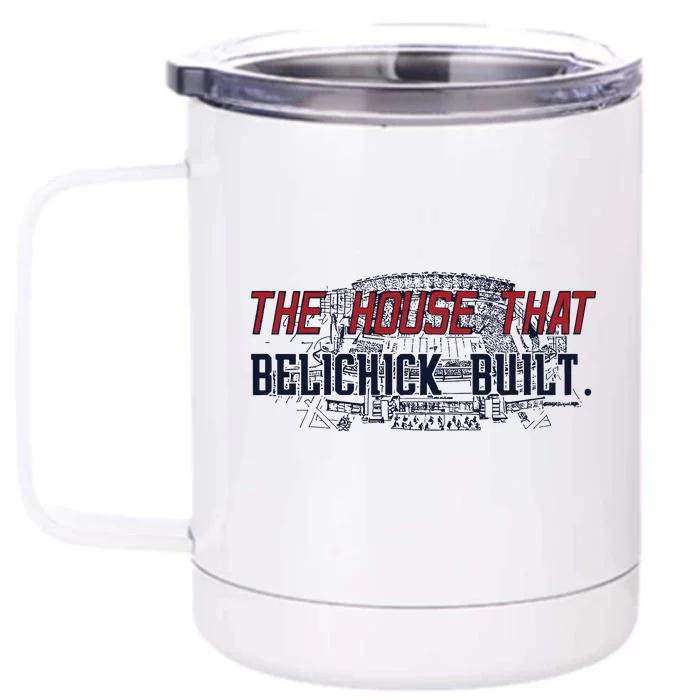 The House That Belichick Built Front & Back 12oz Stainless Steel Tumbler Cup