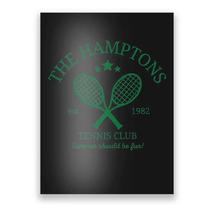 The Hamptons Tennis Club Poster