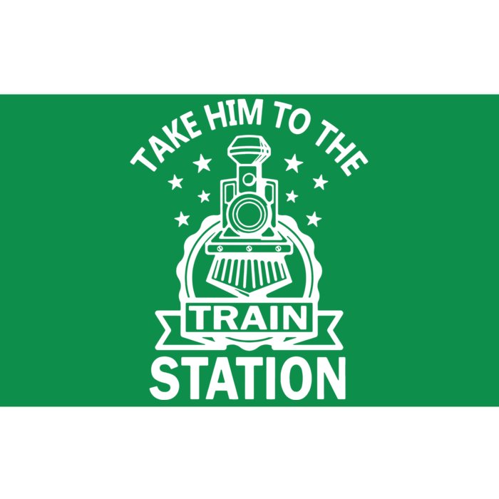 Take Him To The Train Station Bumper Sticker