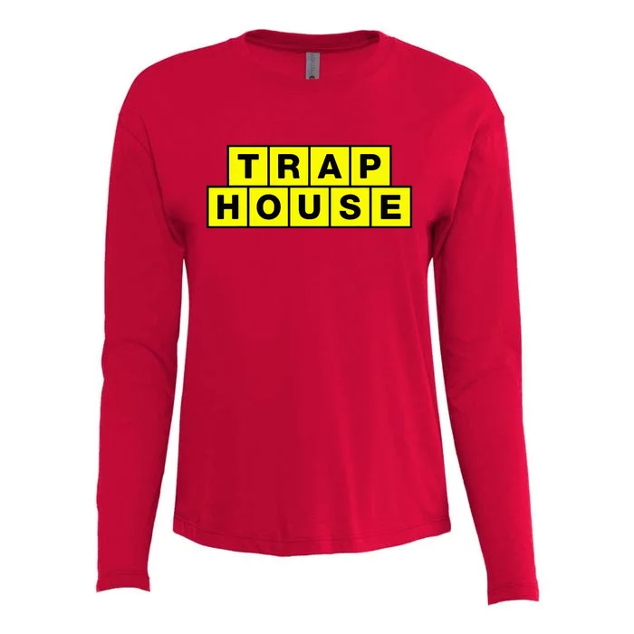 Trap House Womens Cotton Relaxed Long Sleeve T-Shirt