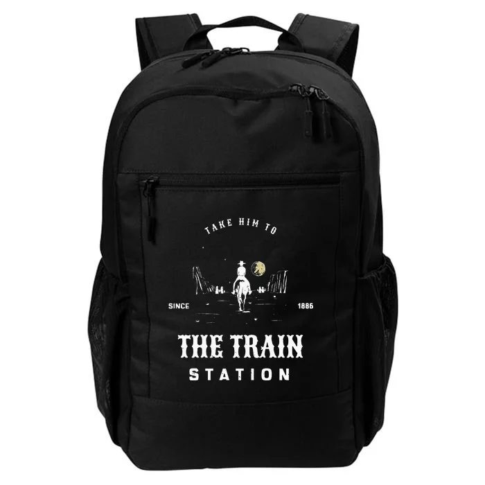 Take Him To The Train Station Daily Commute Backpack