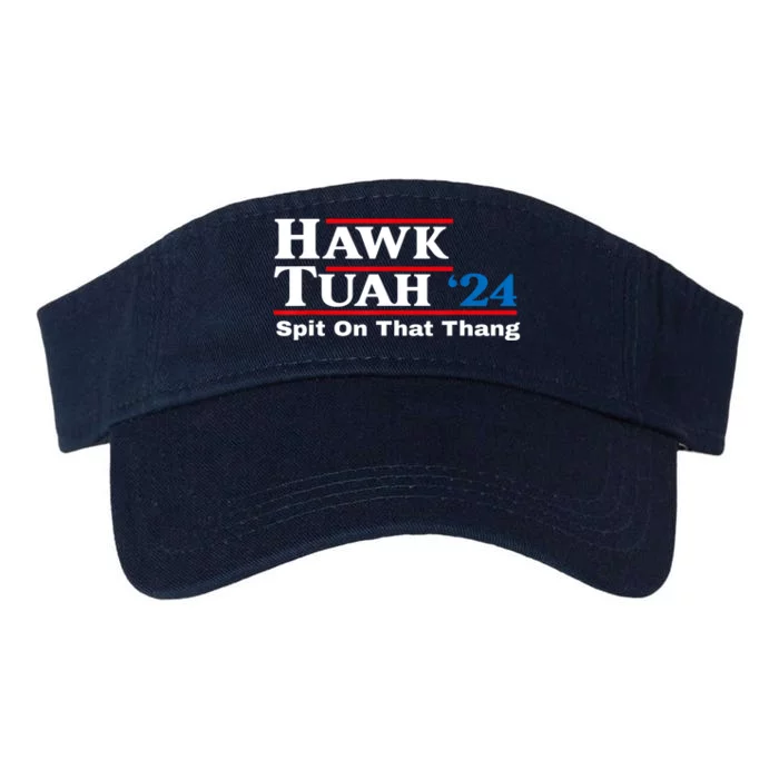 Trump Hawk Tush Spit On That Thing Presidential Candidate Parody Gift Valucap Bio-Washed Visor